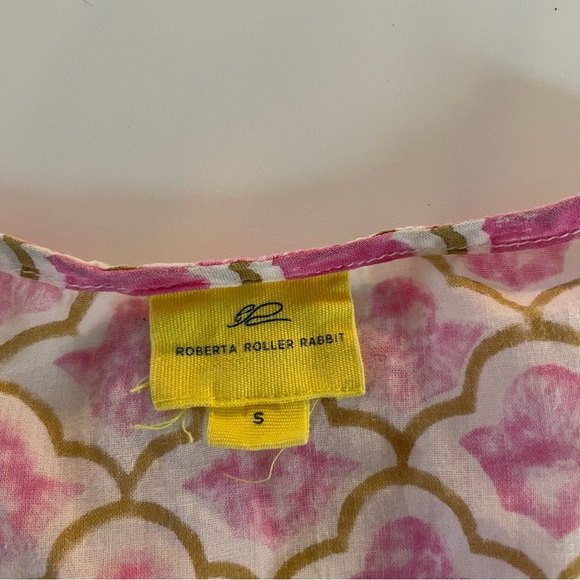 Roberta Roller Rabbit pink print tunic dress 20191 - Picture 5 of 8